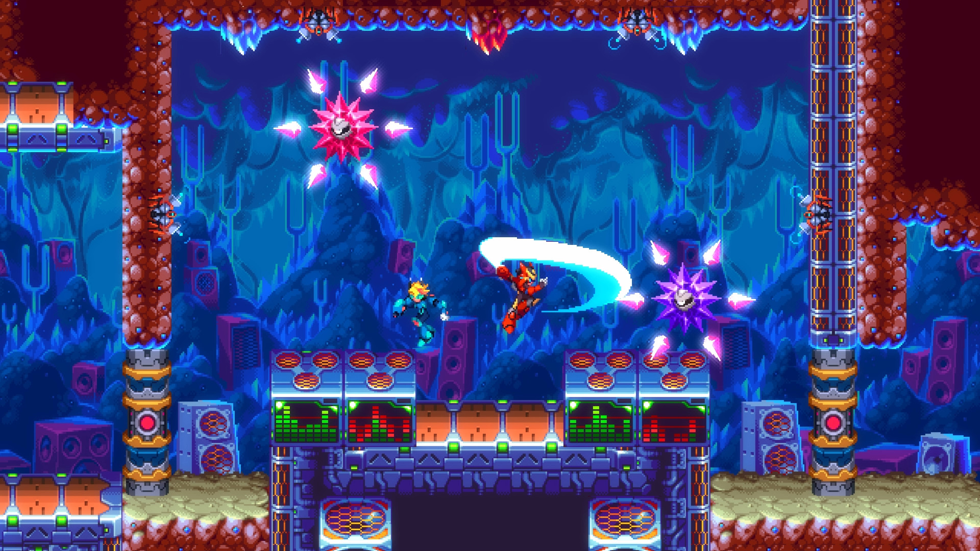 30XX-gameplay of roguelike game